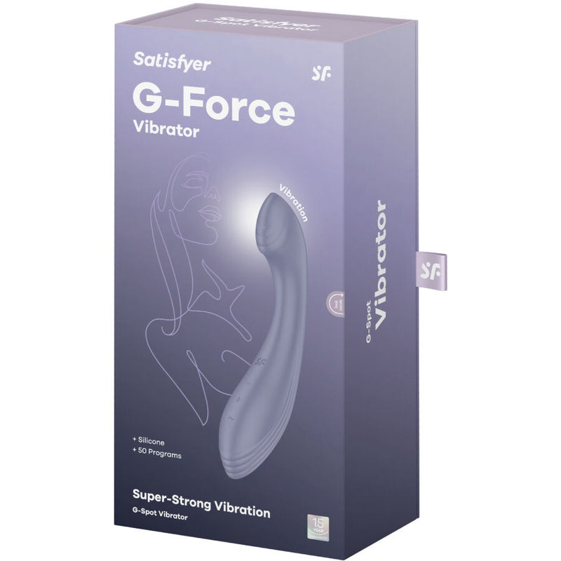 Satisfyer - g-force stimolatore vibratore g-spot viola-5