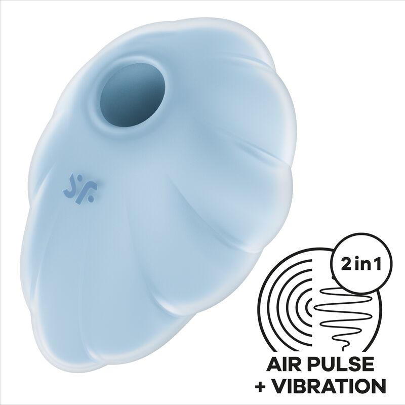 Satisfyer - vibratore clound dancer blu air pulse-2
