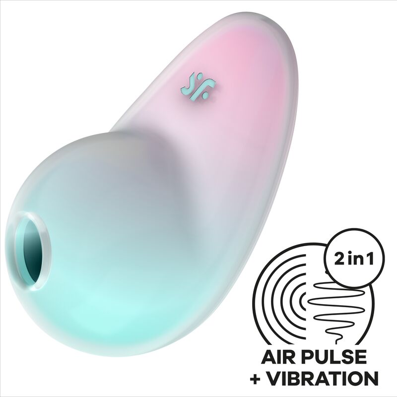 Satisfyer - stimolatore pixie dust blue air pluse-4