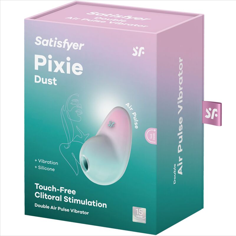 Satisfyer - stimolatore pixie dust blue air pluse-5