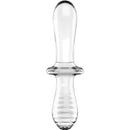 Satisfyer - dildo doppio cristallo trasparente-2