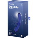 Satisfyer - dildo doppio cristallo blu-4