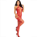 Leg avenue - bodystocking cavezza collo rosso cuori rossi-4