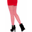 Leg avenue - collant righe bianco/rosso-4