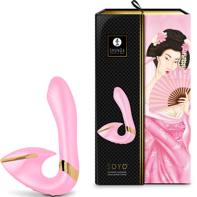 Shunga - massaggiatore intimo soyo rosa-2