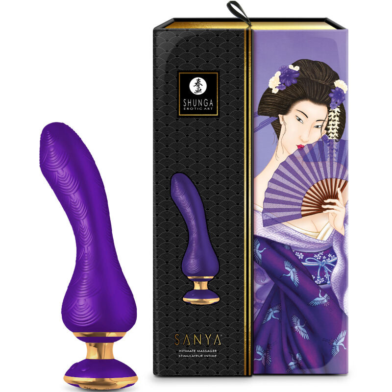 Shunga - massaggiatore intimo sanya viola-2