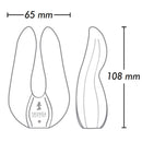 Shunga - massaggiatore intimo aiko rosa-5