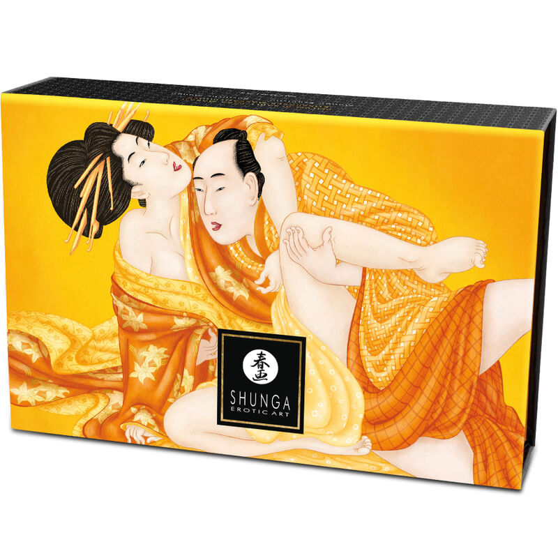 Shunga - kit polvere da massaggio alimentare mango-3