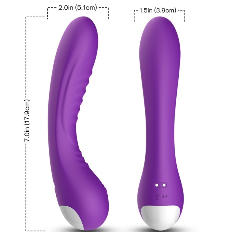 Armony - vibratore legend in silicone viola-2