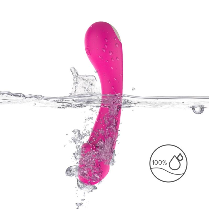 Armony - dildo vibratore g-spot in silicone fucsia-3