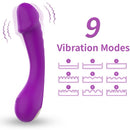 Armony - dildo vibratore g-spot in silicone viola-2