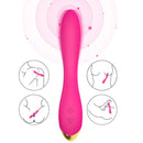 Armony - vibratore flamingo multiposizione fucsia-3