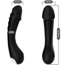 Armony - dildo vibratore g-spot in silicone nero-1