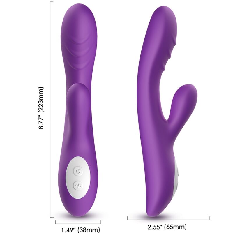 Armony - spark vibrador efecto calor violeta-2