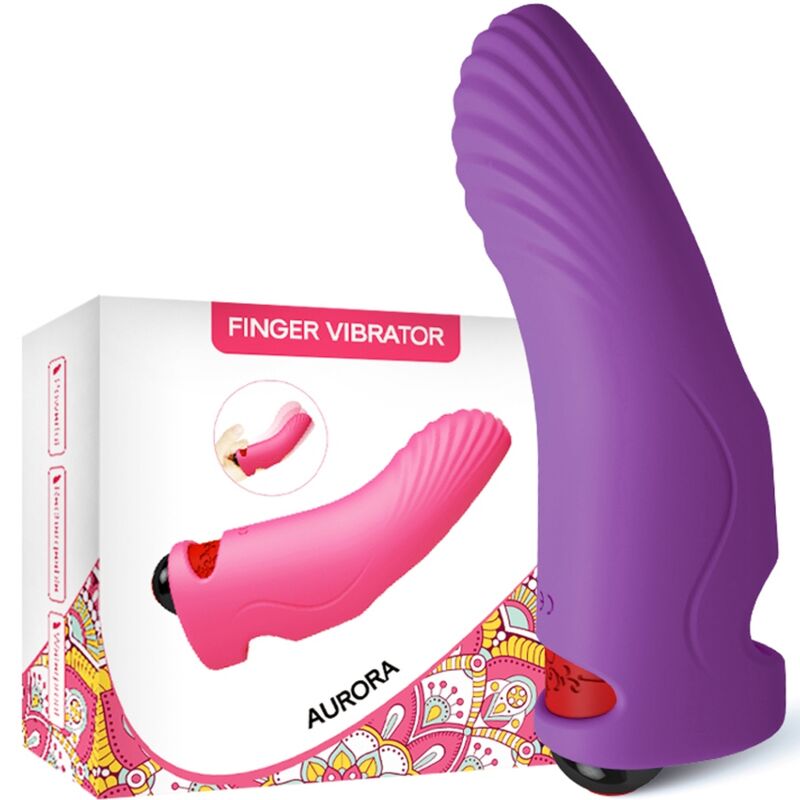 Armony - aurora vibrador dedal violeta