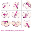 Armony - joyblade dildo vibratore rotatore fucsia-3