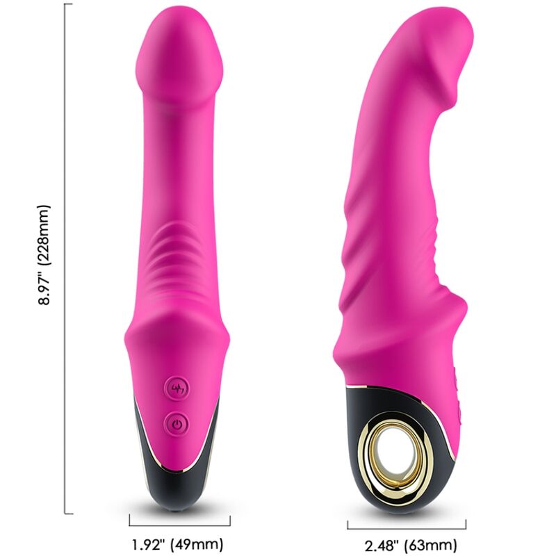 Armony - joyblade dildo vibratore rotatore fucsia-2