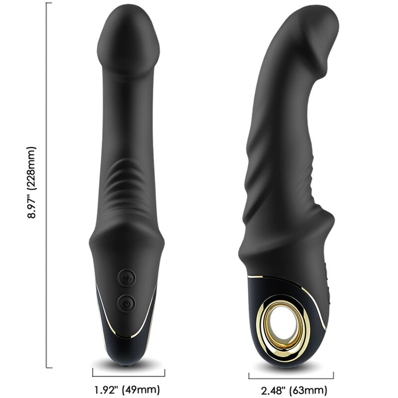 Armony - rotatore vibratore dildo joyblade nero-2