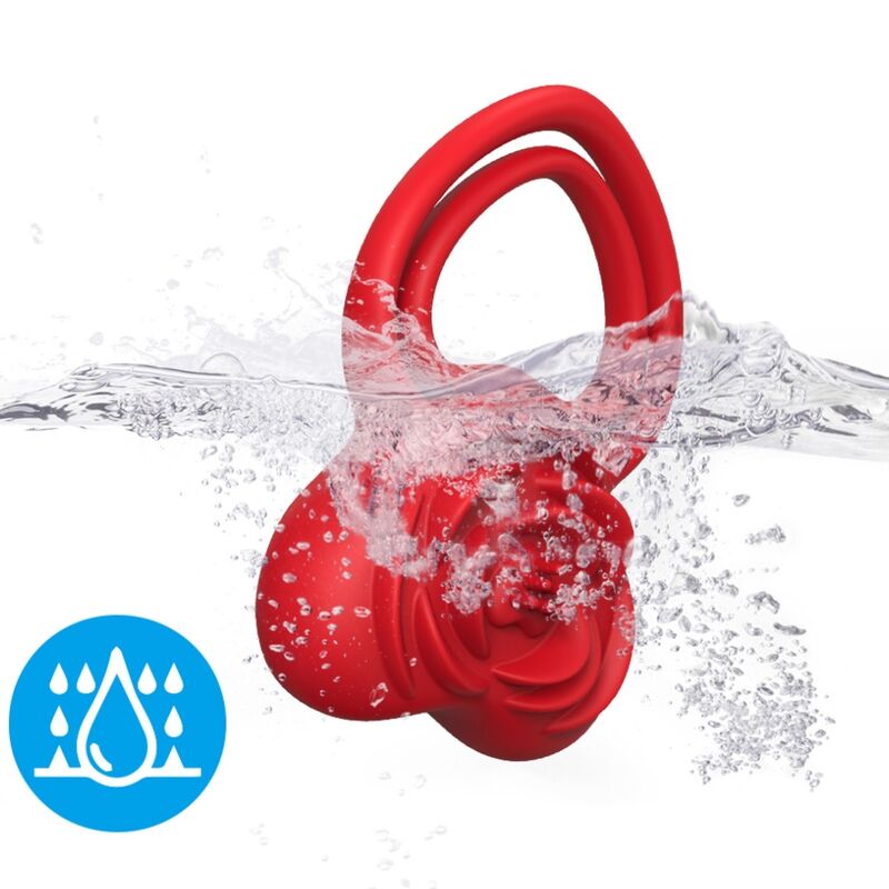Armony - anillo vibrador corazón rojo-2