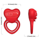 Armony - anillo vibrador corazón rojo-3