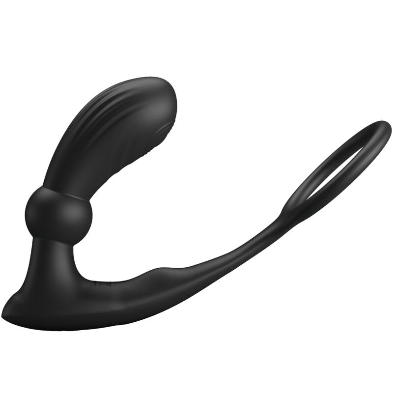 Pretty love - anello anale e vibratore warren black-1