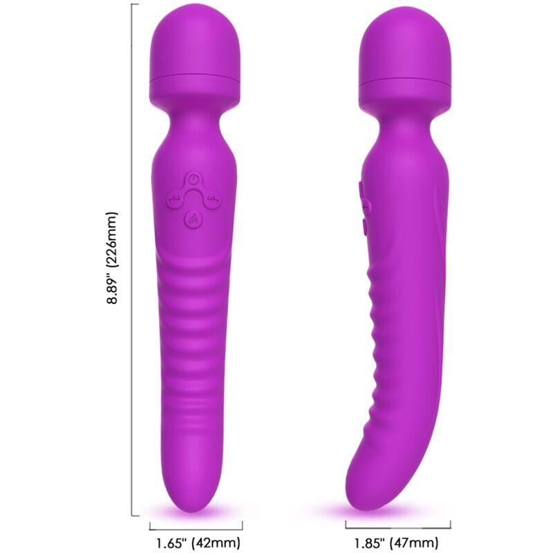 Armony - mission masajeador & vibrador efecto calor violeta-2