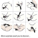 Armony - y-wand masajeador & vibrador cabeza doble negro-3