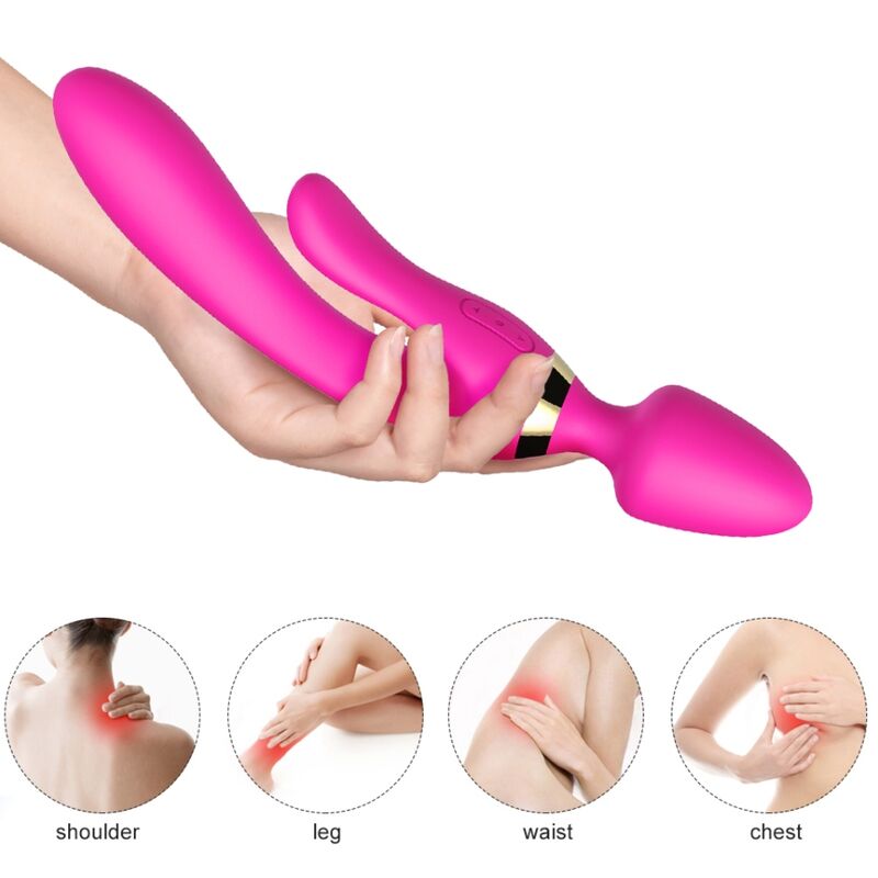 Armony - masajeador & vibrador rabbit fucsia-3