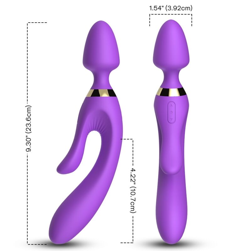 Armony - masajeador & vibrador rabbit violeta-2