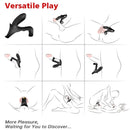 Armony - ranger anillo doble vibrador pareja negro-4