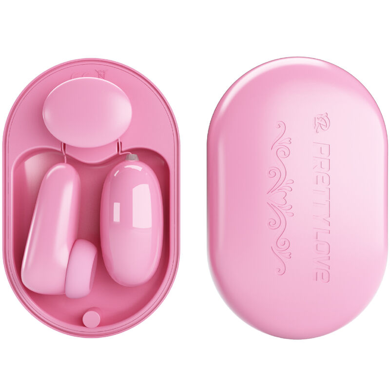 Pretty love - proiettile vibrante magic box e stimolatore rosa-1
