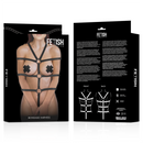 Fetish submissive bondage - imbracatura regolabile torso e braccia-6