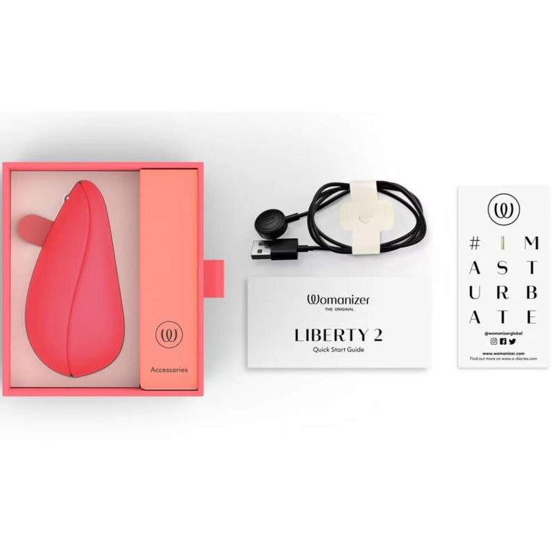 Womanizer - liberty 2 stimolatore clitoride & ventosa rosa-5