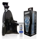 Fleshlight - turbo thrust blue ice + lancio universale + lubrificante di qualitÀ aqua 50 ml