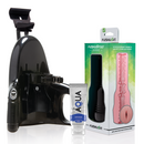 Fleshlight - go pink lady surge vagina + lancio universale + lubrificante di qualitÀ aqua 50 ml