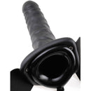 Fantasia fetish 19 cm vibrante con cinturino nero-3