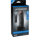 Extension para el pene con vibrador real feel 2 negro-1