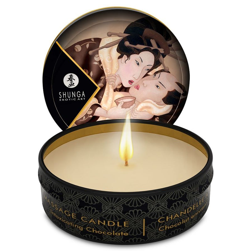 Mini caress by candlelight massage candle heady chocolate-0