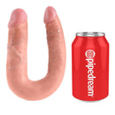 King cock a forma di u medio doppio guasto carne-3