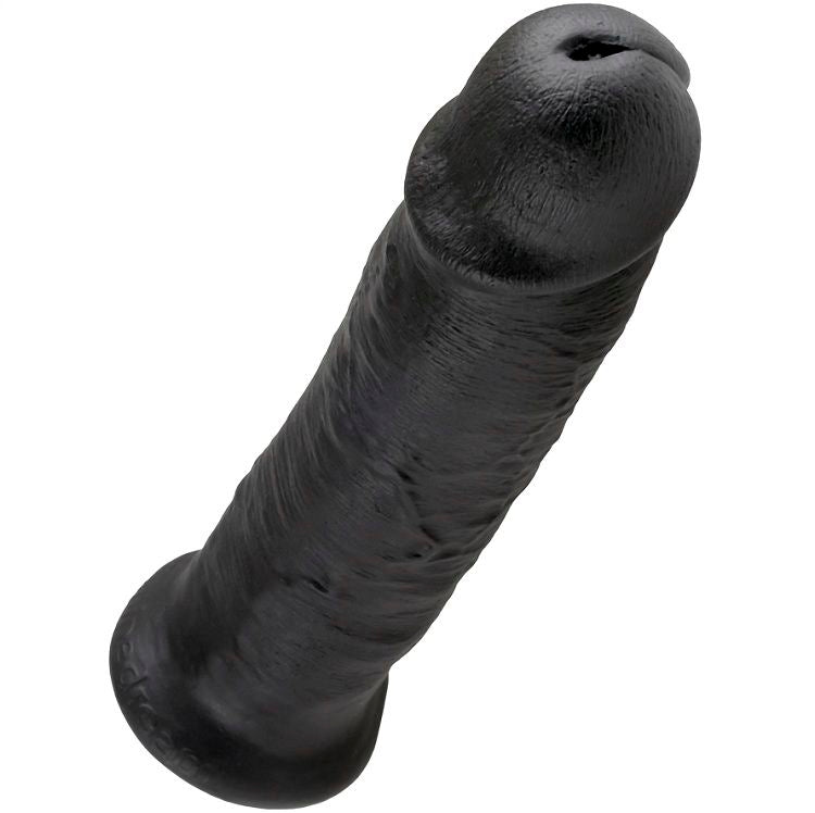 King cock 10" pene negro 25 cm-3