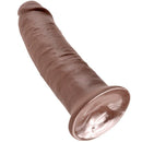 King cock 10" pene marron 25.4 cm-4
