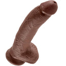 King cock 9" pene realistico marron 22.9cm-0