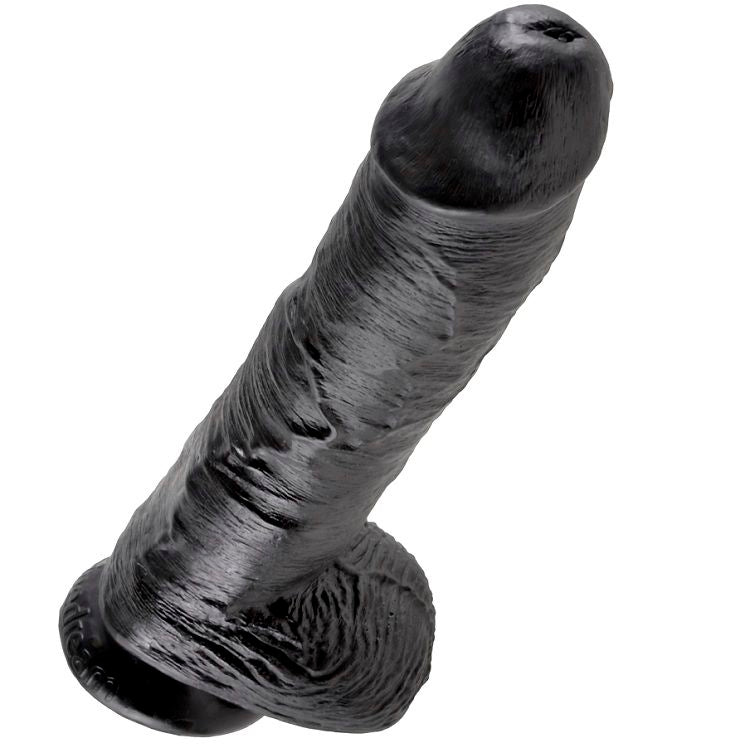 King cock 10" pene realistico negro 26.5 cm-0