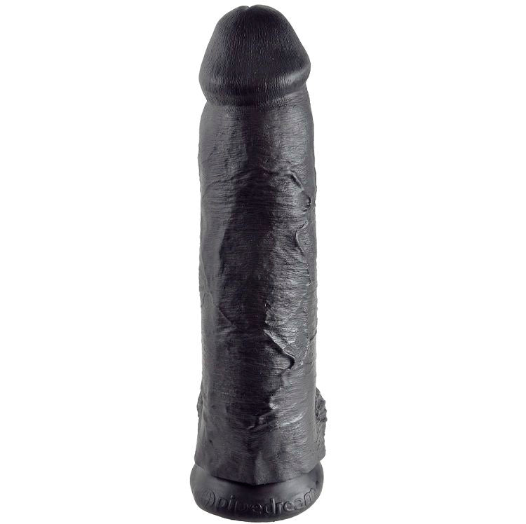 King cock 12" pene realistico negro 30.48 cm-4