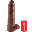 King cock 12" pene realistico marron 30.48 cm-4