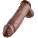 King cock 12" pene realistico marron 30.48 cm-0