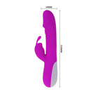 Pretty love flirtation - vibrador con estimulador clitoris robert-3