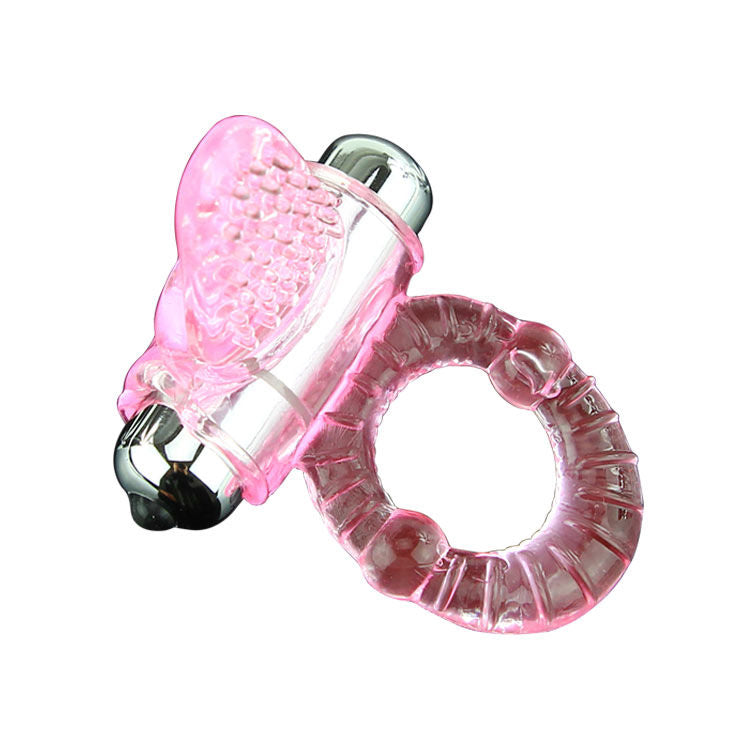 Sweet abs 10 ritmos ring anillo pene vibrador rosa-2