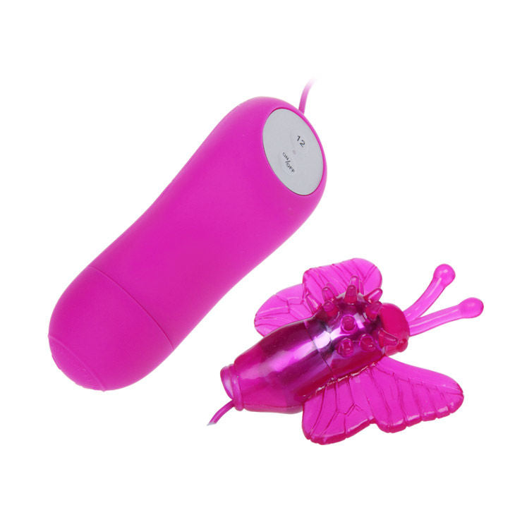 Cute secret mariposa estimuladora vibrador 12v-2