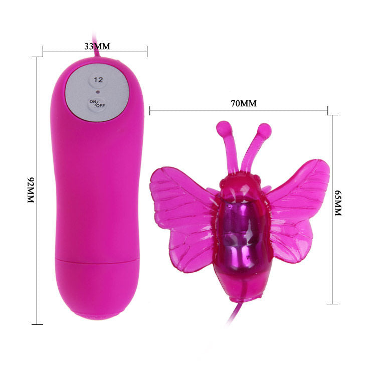 Cute secret mariposa estimuladora vibrador 12v-4